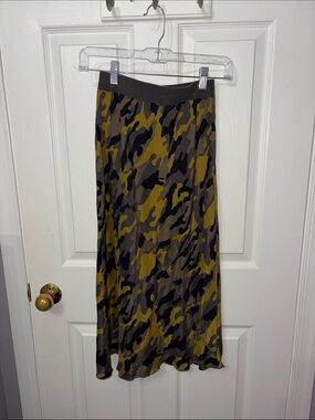 ATM Camo Midi Skirt